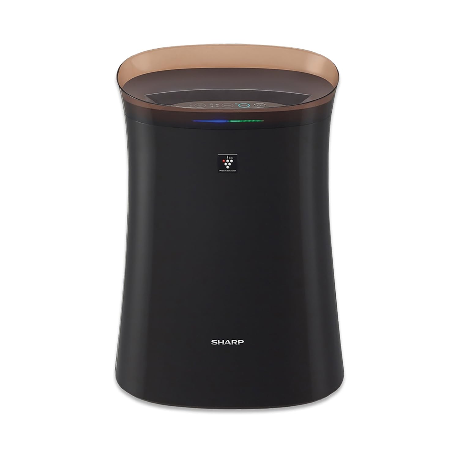 Sharp Air Purifier for Homes & Offices Dual Purification ACTIVE Plasmacluster Technology,PASSIVE FILTER(True HEPA+Carbon+Pre-Filter)Captures 99.97% of Impurities Model:FP-F40E-T Brown